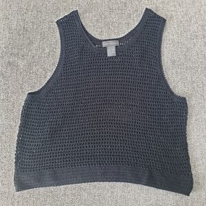 Banana Republic Women’s Open-Stitch Sweater Tank Size Large